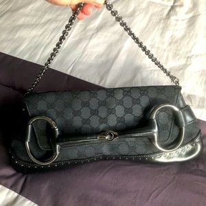 Authentic Gucci Horsebit Clutch
